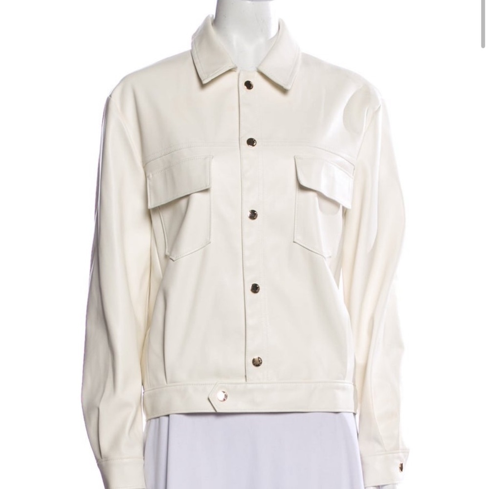 STAUD Ryan vegan leather jacket. Size XS